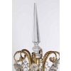 A Pair of French 19th Century Louis XVI St. Ormulu and Baccarat Crystal Girandoles. | Biron A Pair of French 19th Century Louis XVI St. Ormulu and Baccarat Crystal Girandoles.