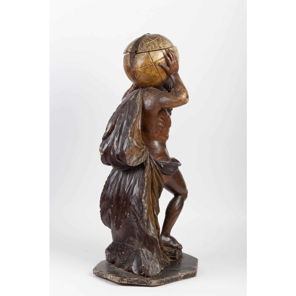 Sculpture en bois sculpté du 18e siècle | Biron Sculpture en bois sculpté du 18e siècle