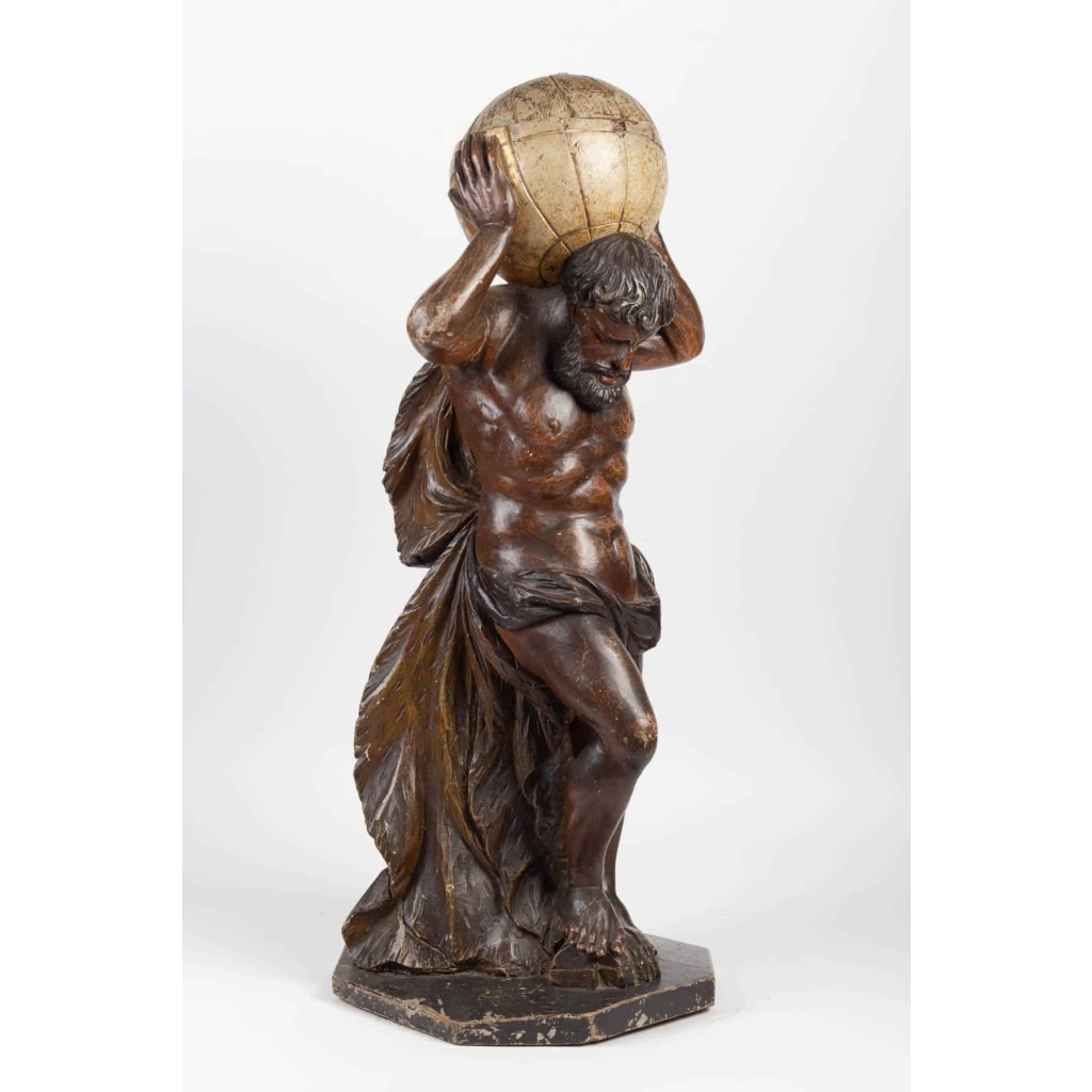Sculpture en bois sculpté du 18e siècle | Biron Sculpture en bois sculpté du 18e siècle