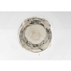 Coupe « Senlis » verre blanc émaillé noir d’origine de René LALIQUE | Biron Coupe « Senlis » verre blanc émaillé noir d'origine de René LALIQUE