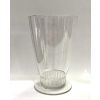 Suite de Huit 8 Verres à Orangeade « Bambou » verre blanc de René LALIQUE | Biron Suite de Huit 8 Verres à Orangeade "Bambou" verre blanc de René LALIQUE