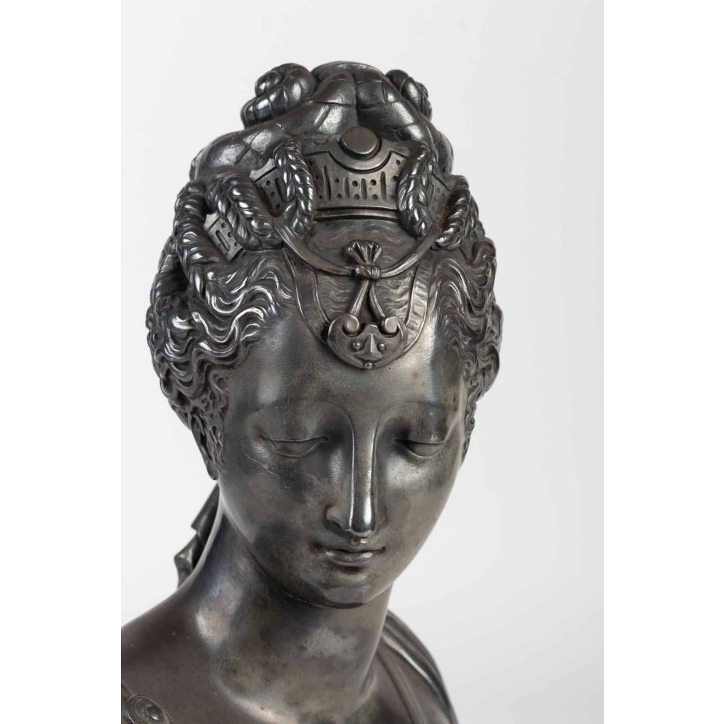 Sculpture de Diane en régule 19e siècle | Biron Sculpture de Diane en régule 19e siècle