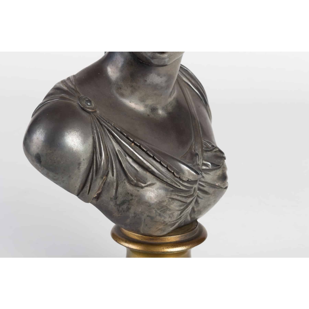 Sculpture de Diane en régule 19e siècle | Biron Sculpture de Diane en régule 19e siècle