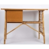 Bureau en rotin et bambou 1950 dans l’esprit de Louis Sognot | Biron Bureau en rotin et bambou 1950 dans l'esprit de Louis Sognot