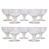 Suite de Dix 10 Coupes à Champagne « Tonnerre » verre blanc de René LALIQUE | Biron ||||||