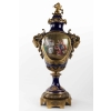 A French 19th Century Louis XVI St. Cobalt Blue Sèvres Porcelain And Orumulu Vase. 11