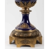 A French 19th Century Louis XVI St. Cobalt Blue Sèvres Porcelain And Orumulu Vase. 18