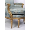 A 19th Century Louis XVI St. giltwood Bèrgere. | Biron A 19th Century Louis XVI St. giltwood Bèrgere.