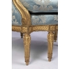 A 19th Century Louis XVI St. giltwood Bèrgere. | Biron A 19th Century Louis XVI St. giltwood Bèrgere.