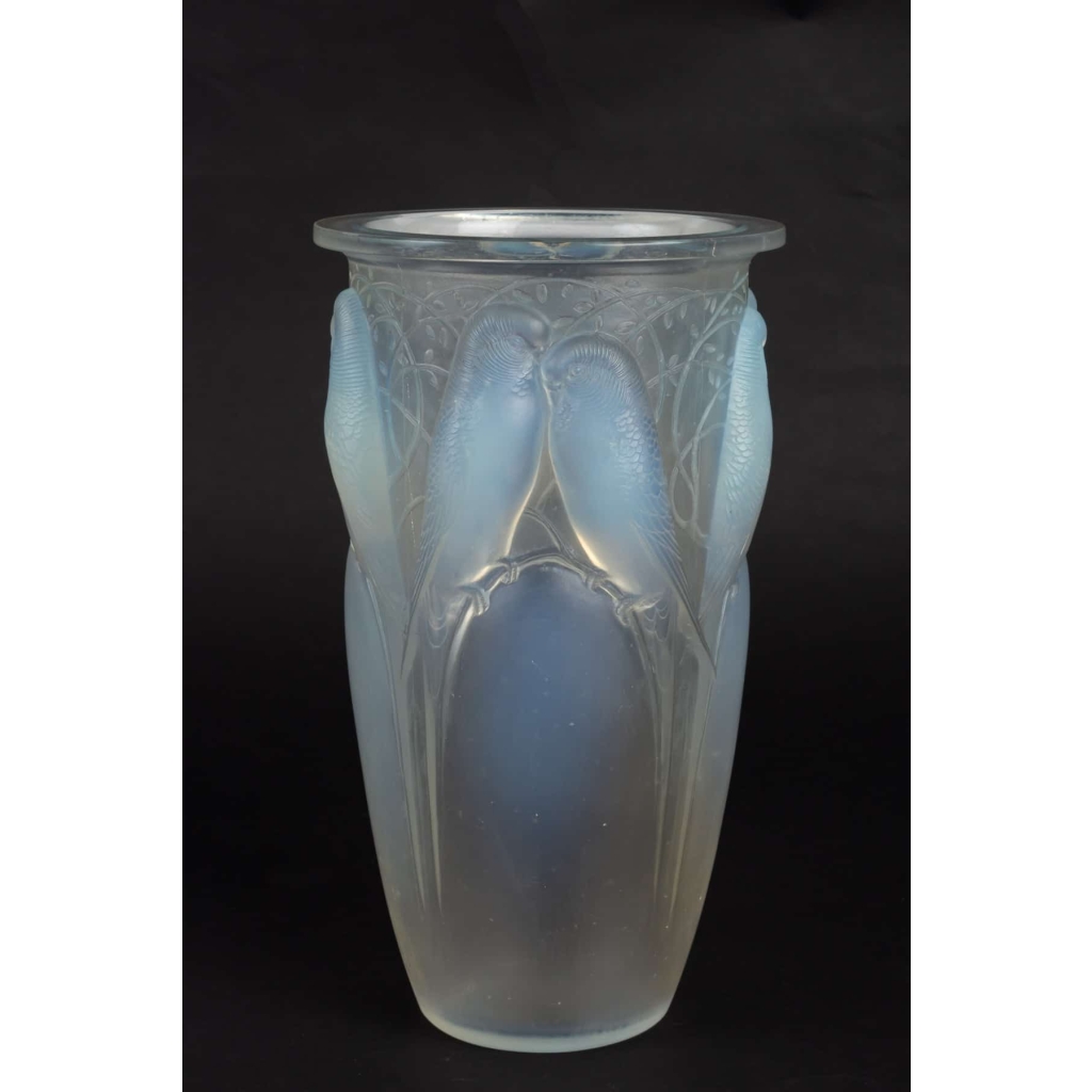 Vase « Ceylan » verre opalescent de René LALIQUE | Biron |||||||
