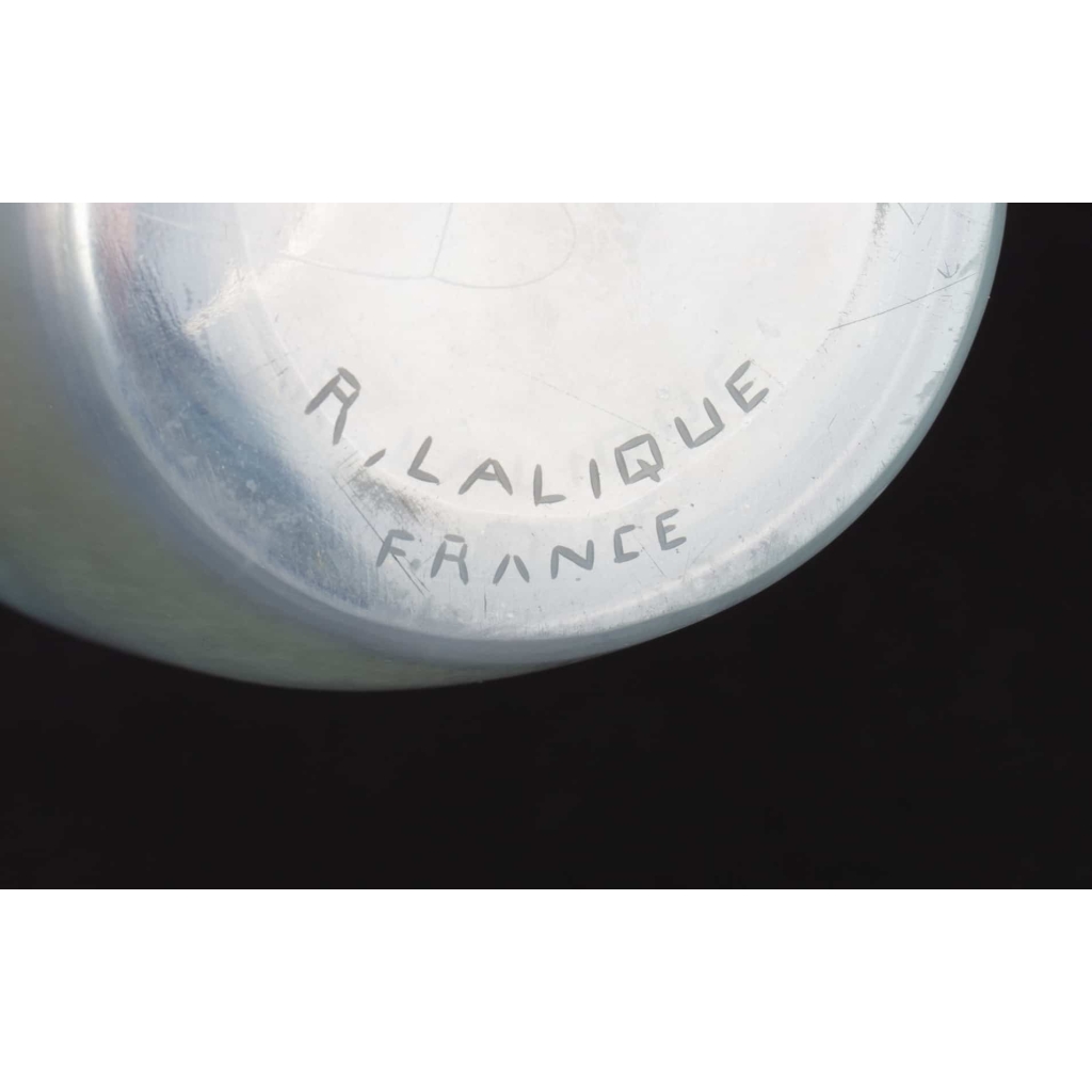 Vase « Ceylan » verre opalescent de René LALIQUE | Biron Vase « Ceylan » verre opalescent de René LALIQUE