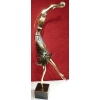 NOWACZYK Sculpture bronze laiton verre pilé Danseuse | Biron NOWACZYK Sculpture bronze laiton verre pilé Danseuse