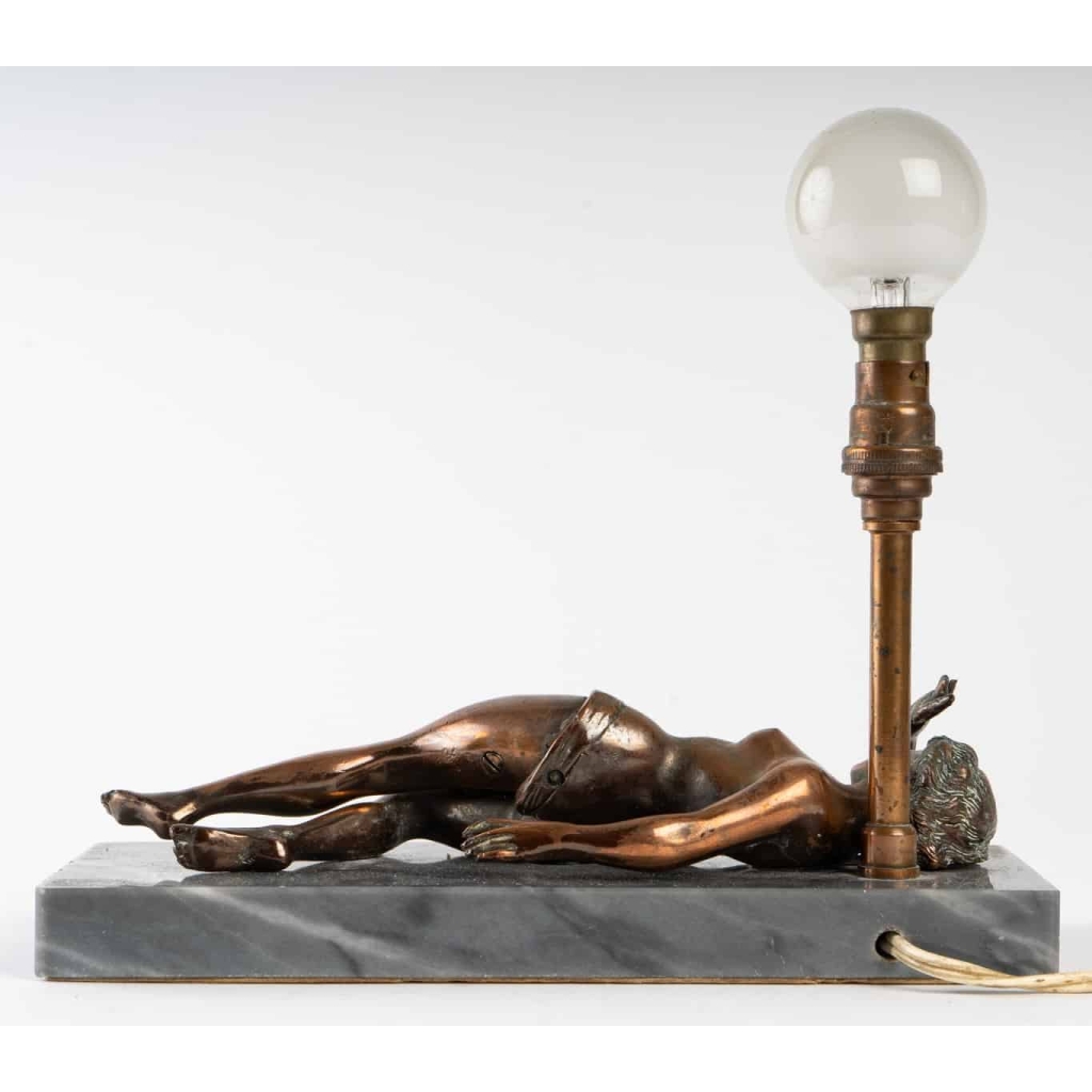 Lampe coupe-cigare, XXème | Biron Lampe coupe-cigare, XXème