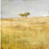 Tableau à l’huile intitulé « Paysage à 2 arbres » de l’artiste Isabelle Delannoy | Biron Isabelle Delannoy|||