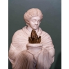 Paire de vestales en marbre. Circa 1810. | Biron Paire de vestales en marbre. Circa 1810.