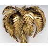 Applique palmier en laiton, 2 lumières, XXème siècle | Biron Applique palmier en laiton, 2 lumières, XXème siècle