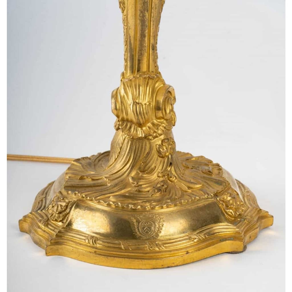 Lampe bougeoir d'époque Napoléon III (1848 - 1870).