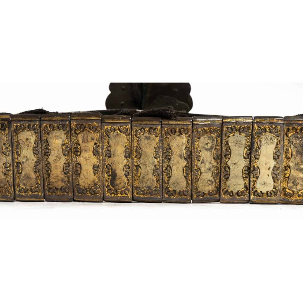 ceintures de mariage,en bronze argenté et email.Zonari Me Tin Korona. Grece ,Soufli vers 1800