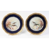 Douze Assiettes en porcelaine de Limoges à décors de poissons pour " Emile Bourgeois à Paris "XIXème