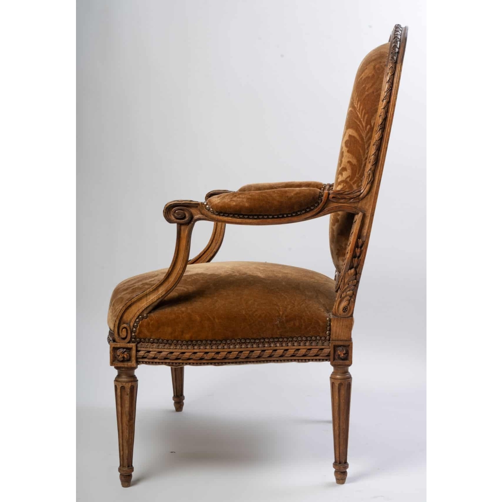 Fauteuil à la Reine Style Transition (Louis XV. Louis XVl ) 19eme