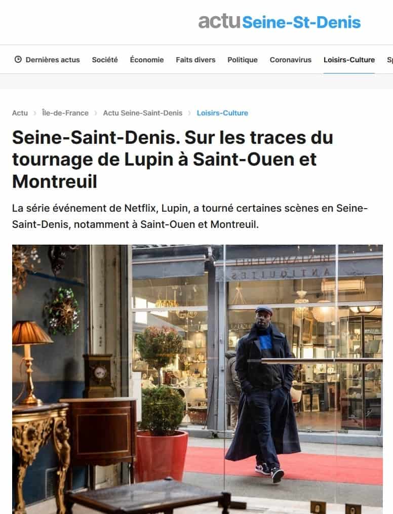 Actu.fr – Sur les traces du tournage de Lupin | Biron |||