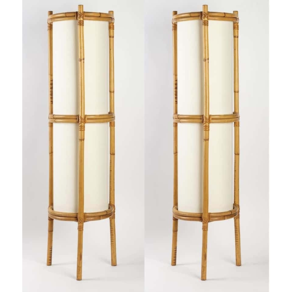 Paire de Lampadaires Louis Sognot 1950 | Biron Paire de Lampadaires Louis Sognot 1950