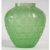 Vase « Rythmes » pâte de cristal vert, DAUM FRANCE | Biron ||||||||