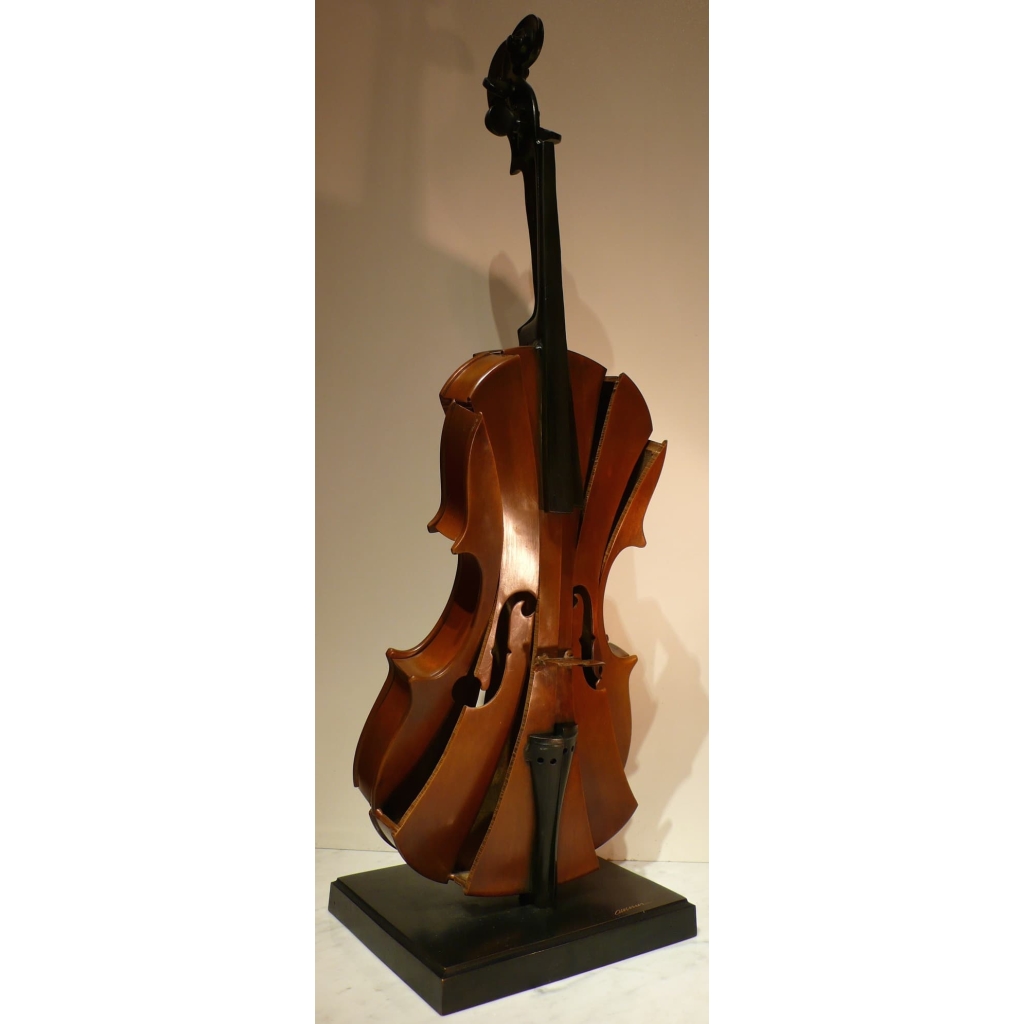 ARMAN Sculpture En Bronze 20ème Siècle Signée Violon Coupé III Art Moderne | Biron ARMAN Sculpture En Bronze 20ème Siècle Signée Violon Coupé III Art Moderne