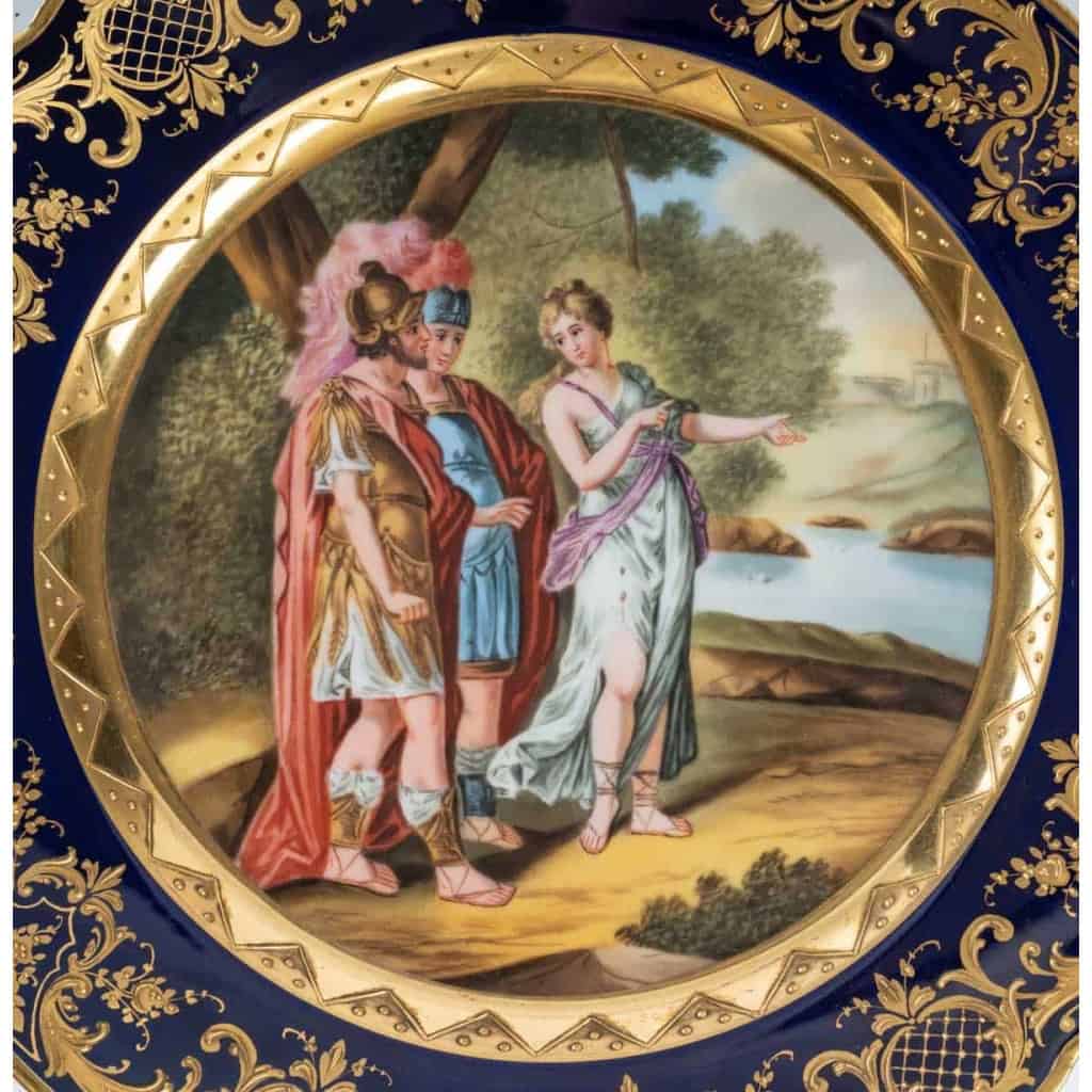 Une assiette de Vienne, XIXème