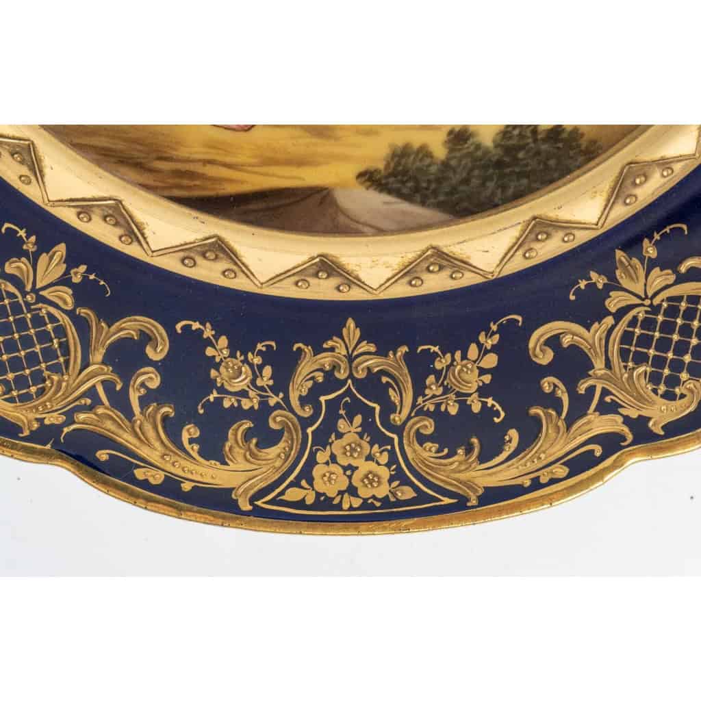 Une assiette de Vienne, XIXème