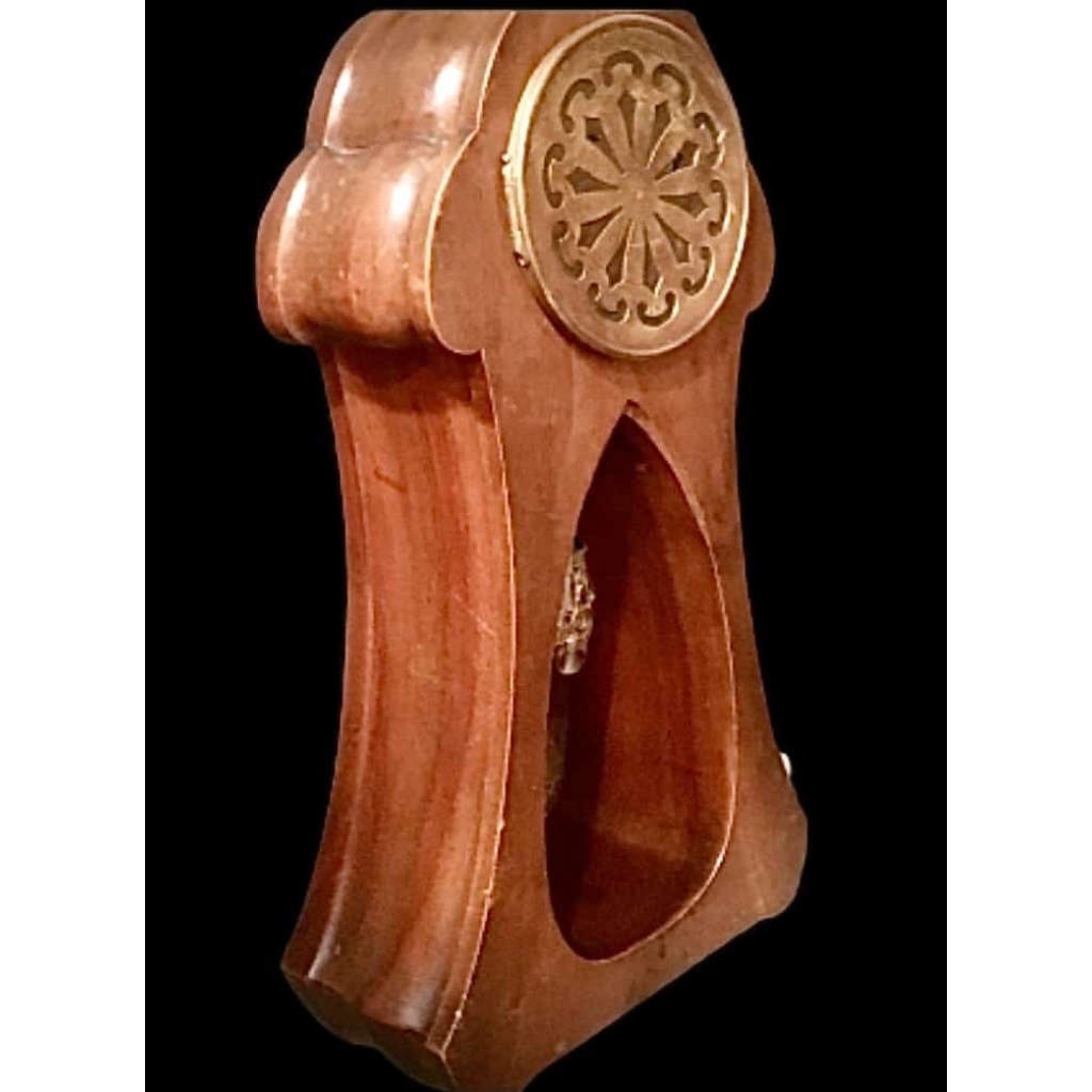 PENDULE EN BOIS EXOTIQUE ART NOUVEAU