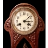 PENDULE EN BOIS EXOTIQUE ART NOUVEAU