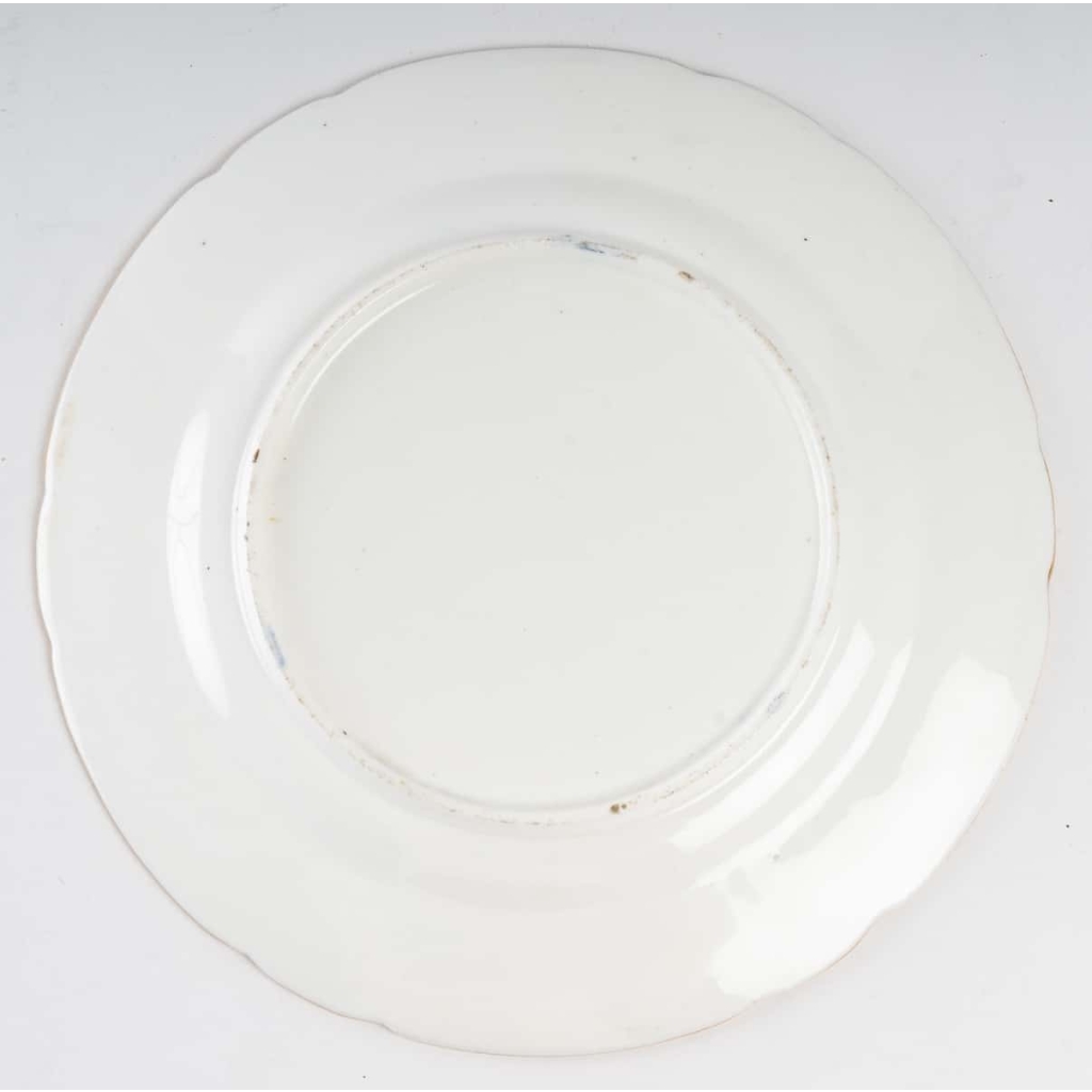 Trois assiettes anglaises, XIXème