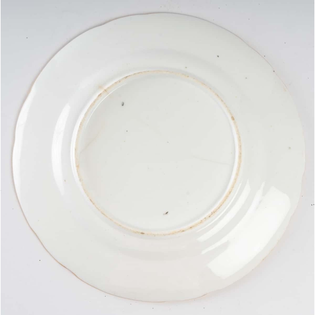Trois assiettes anglaises, XIXème