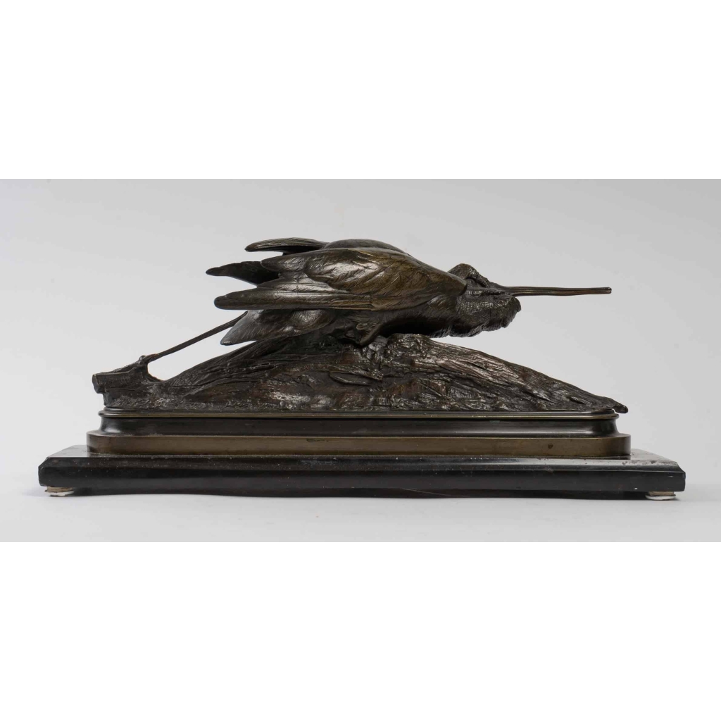 La Bécasse, bronze par Auguste Cain, XIXème | Biron ||||||||