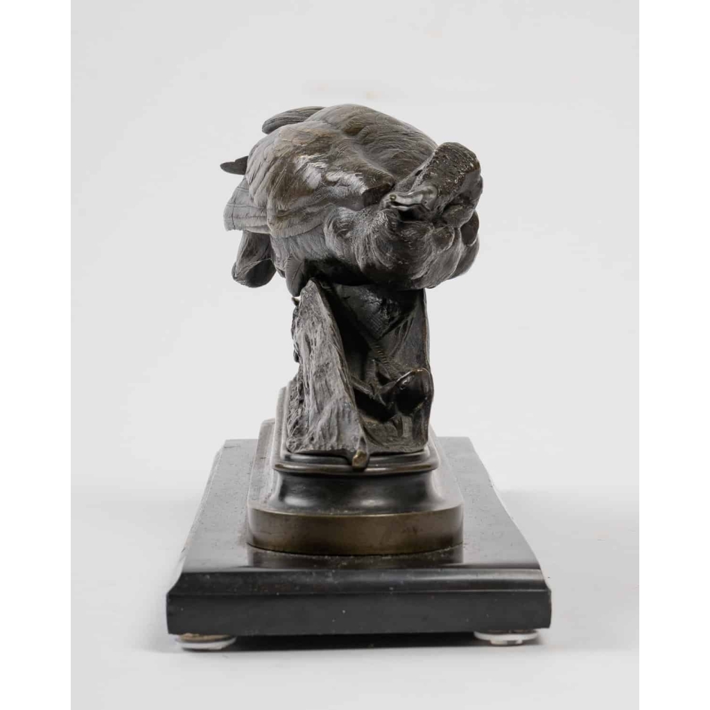 La Bécasse, bronze par Auguste Cain, XIXème | Biron La Bécasse, bronze par Auguste Cain, XIXème