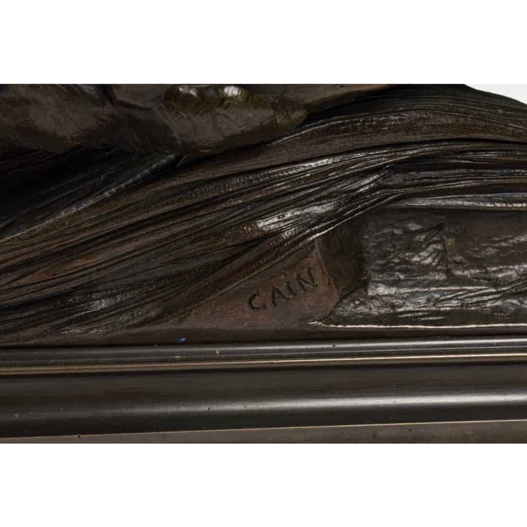 La Bécasse, bronze par Auguste Cain, XIXème | Biron La Bécasse, bronze par Auguste Cain, XIXème