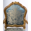 Fauteuil à chassis Venise XVIIIème | Biron Fauteuil à chassis Venise XVIIIème