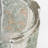 Vase « Quatre Panneaux » verre blanc patiné vert et sépia de René Lalique | Biron Vase « Quatre Panneaux » verre blanc patiné vert et sépia de René Lalique