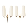Paire d’appliques Maison Arlus 1950 | Biron |||||