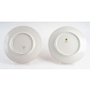 Paires d'assiettes bleues et or de Limoges. J. Balleroy and Co.