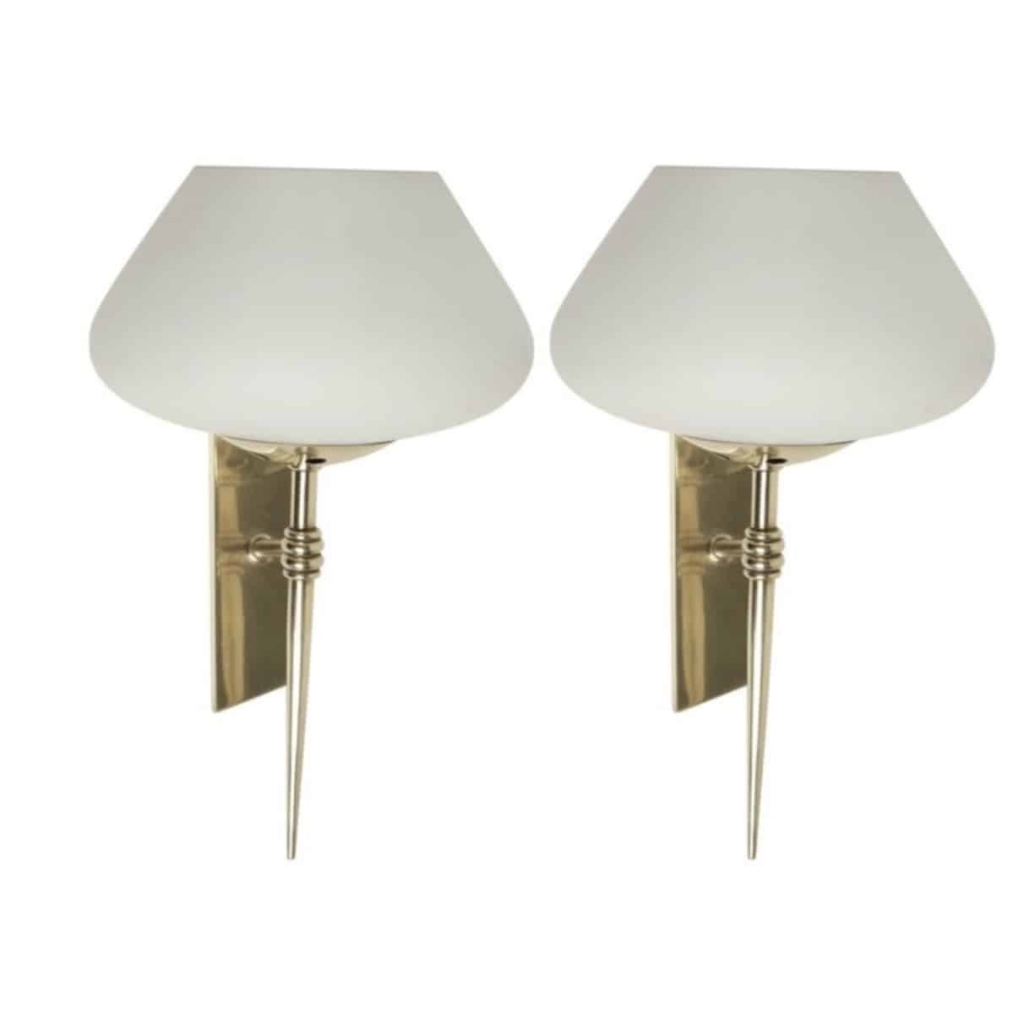 Paire d’Appliques Maison Stilnovo 1950 | Biron |||||