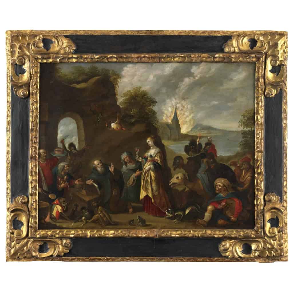 Tentation de Saint-Antoine – Atelier de Frans II Francken (1581 – 1641) | Biron |||||||