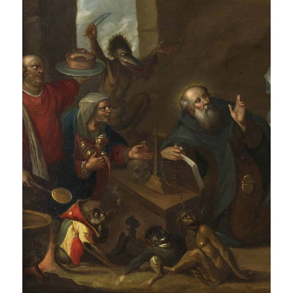 Tentation de Saint-Antoine – Atelier de Frans II Francken (1581 – 1641) | Biron Tentation de Saint-Antoine – Atelier de Frans II Francken (1581 – 1641)