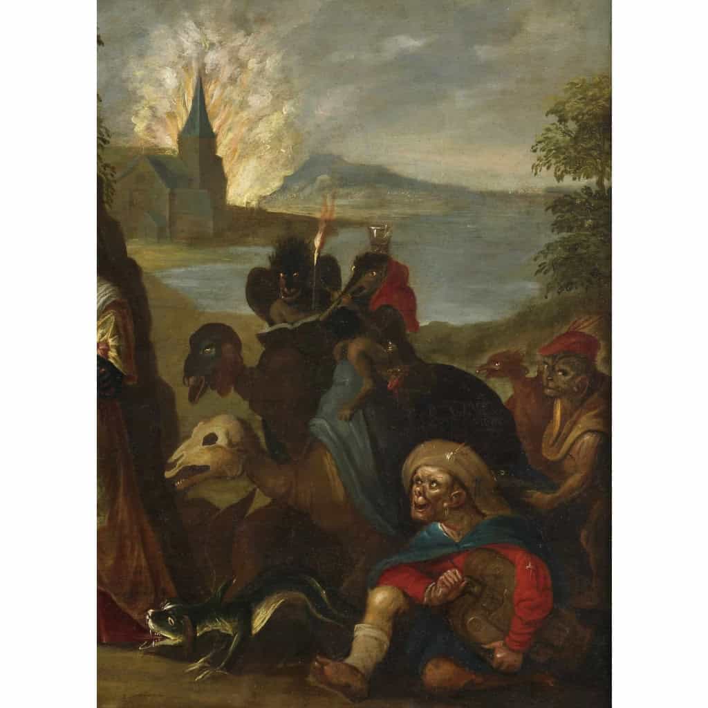 Tentation de Saint-Antoine – Atelier de Frans II Francken (1581 – 1641) | Biron Tentation de Saint-Antoine – Atelier de Frans II Francken (1581 – 1641)