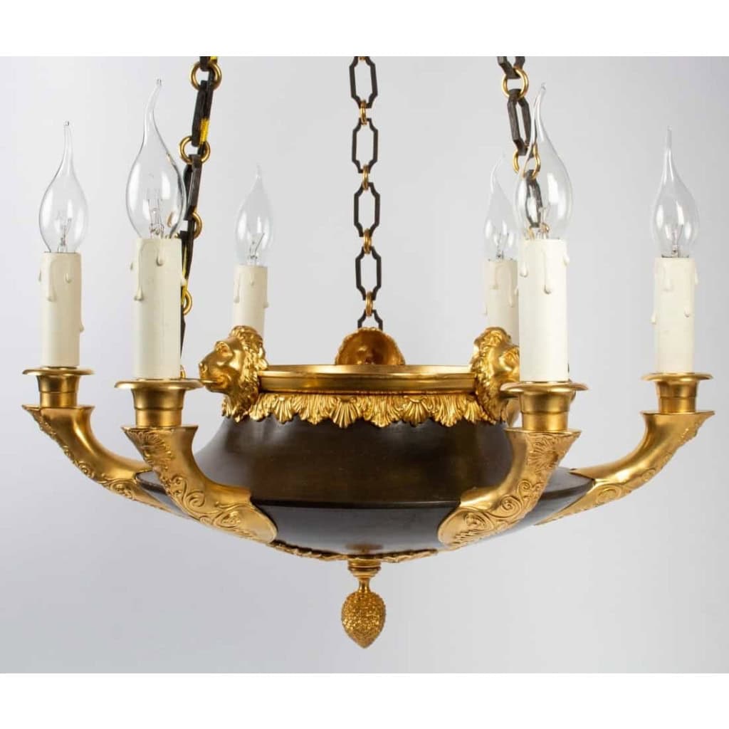 Lustre de style 1er Empire. | Biron Lustre de style 1er Empire.