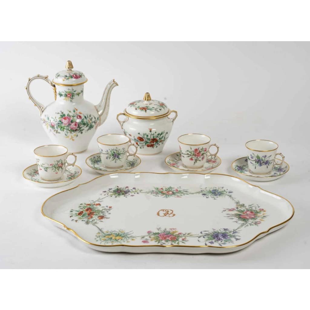 Un service à café en porcelaine de Sèvres, XIXème siècle | Biron |||||||||||||||