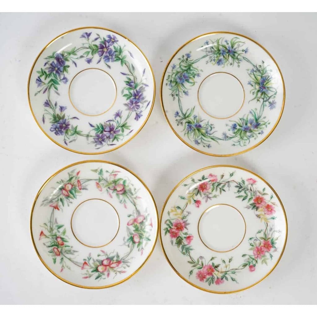Un service à café en porcelaine de Sèvres, XIXème siècle | Biron Un service à café en porcelaine de Sèvres, XIXème siècle