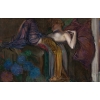 Huile sur toile représentant une femme couchée. Circa. 1920 – 1930 | Biron Huile sur toile représentant une femme couchée. Circa. 1920 - 1930