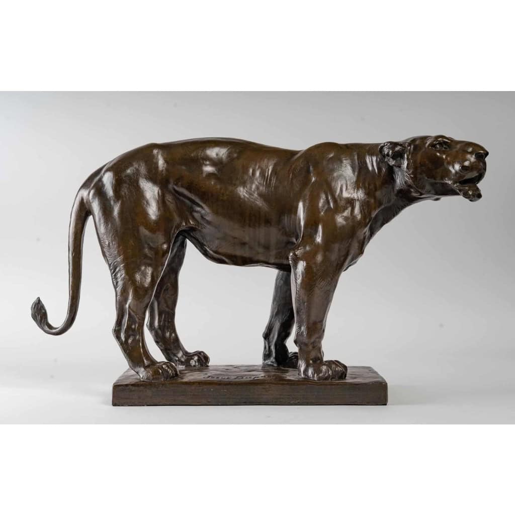 Lionne signée par J. Dupon | Biron ||||||||